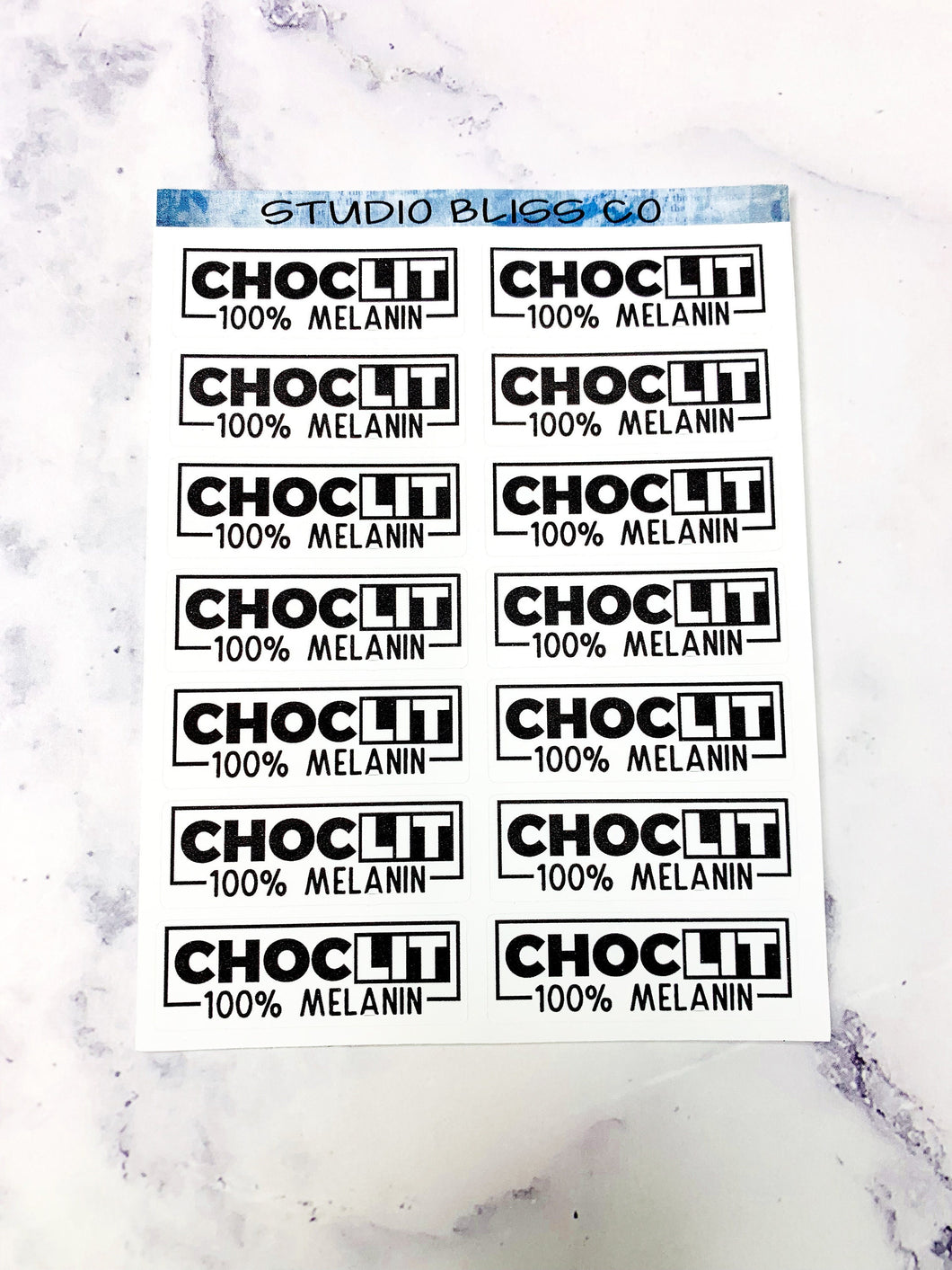 Planner Stickers | ChocoLIT - 100% Melanin