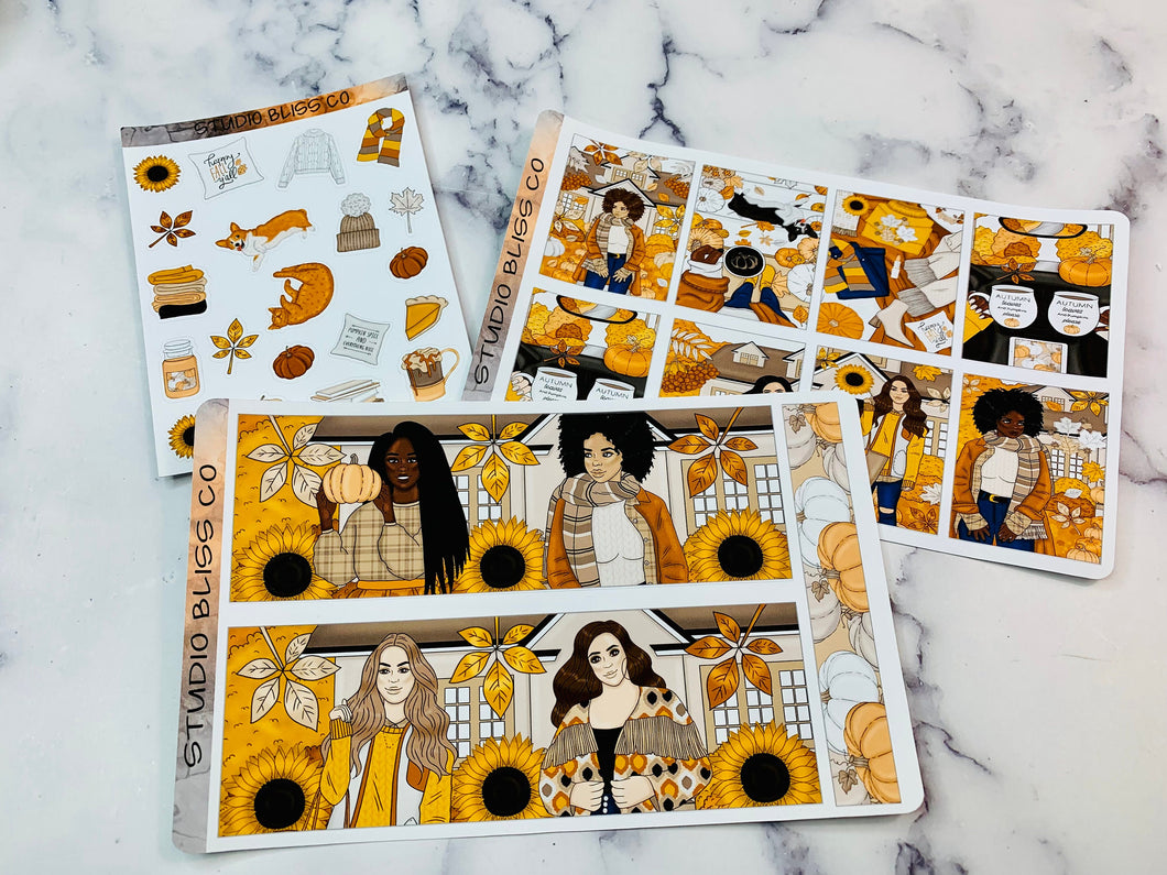 Planner Sesh Box Extras - Hello Fall Sticker Kit